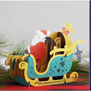 Lovepop 3D Santa Sleigh Christmas